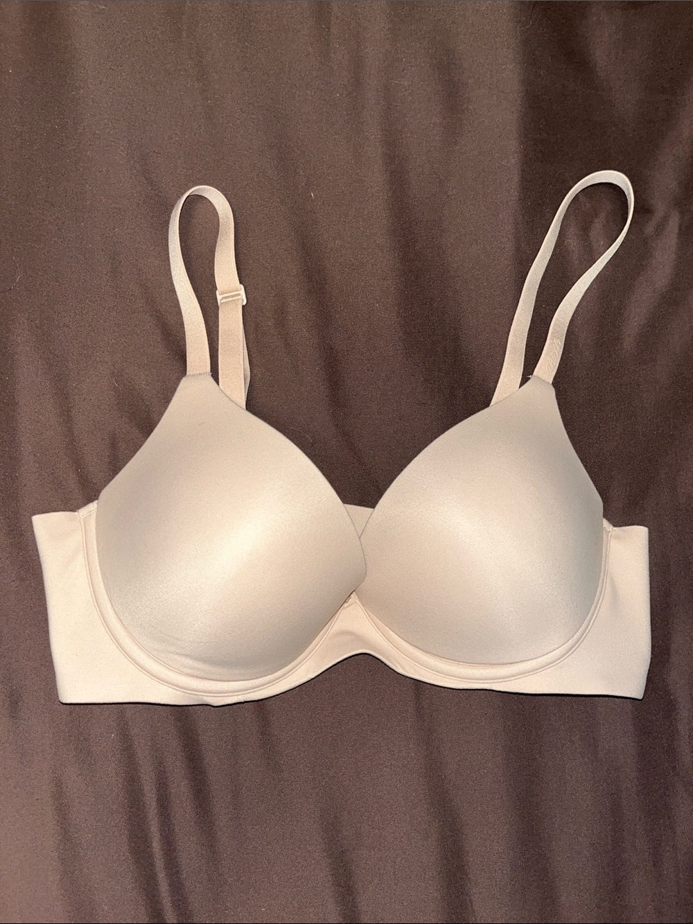 aerie Light Beige Pull On Bra - Smooth Push-up Support